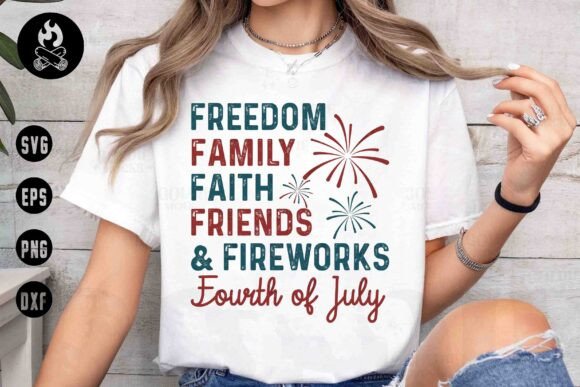 4th of July SVG Freedom, Family, Faith Review for Embroidery Projects