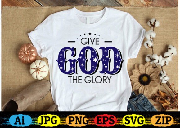 GIVE GOD the GLORY – A Bold Embroidery Design for Real Projects