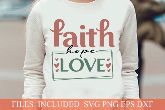Review of Faith Hope Love Christian SVG, Jesus PNG for Real Embroidery Projects
