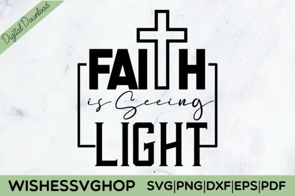 Reviewing Faith is Seeing Light SVG PNG for Real-World Embroidery Projects