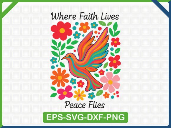 Where Faith Lives Peace Files SVG Design Review